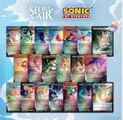 PRESALE! MtG Secret Lair x SONIC: Complete FOIL Set **ORDER CONFIRMED* - Image 1