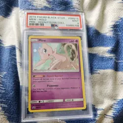 Pokemon TCG Mew 2019 Black Star Promo PSA 9 Mint Hidden Fates - Image 1