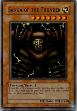 Yugioh Sanga Of The Thunder MRD-025 Holo Played Rare See Scan - Image 1
