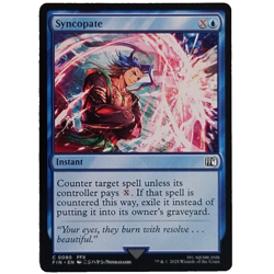 x4 Syncopate FIN MTG M/NM Playset 4x Common Blue Instant Final Fantasy TCG CCG - Image 1