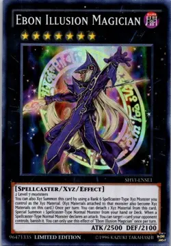 Yugioh Ebon Illusion Magician shvi-ense1 Played See Scan - Image 1