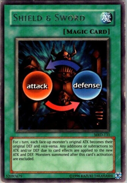 Yugioh Shield & Sword MRD-131 Foil Played Rare See Scan - Image 1