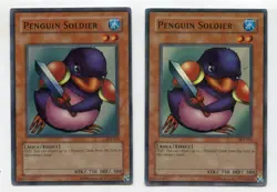 2 Yugioh Penguin Soldier Starter Deck Joey SDJ-022 Played - Image 1