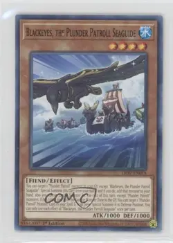 Blackeyes the Plunder Patroll Seaguide 1st Ed. YuGiOh Lightning Overdrive d4e - Image 1
