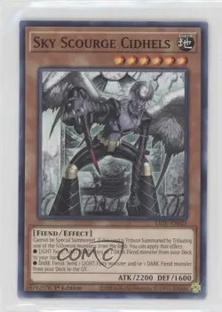 Sky Scourge Cidhels 1st Ed. YuGiOh Lightning Overdrive #LIOV-EN025 d4e - Image 1