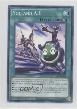 You and AI 1st Ed. YuGiOh Lightning Overdrive #LIOV-EN061 d4e - Image 1
