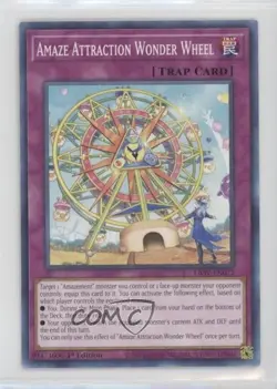 Amaze Attraction Wonder Wheel 1st Ed. YuGiOh Lightning Overdrive #LIOV-EN072 d4e - Image 1