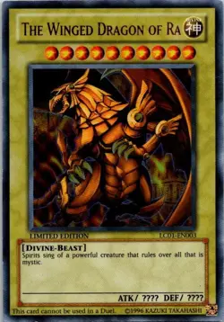 Yugioh Winged Dragon of Ra LC01-En003 Foil Limited Edition See Scan - Image 1