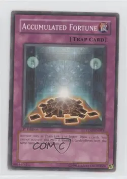 Accumulated Fortune 1st Ed. YuGiOh Cyberdark Impact #CDIP-EN057 2006 0y59 - Image 1