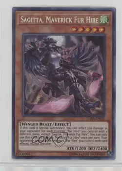 Sagitta Maverick Fur Hire SE Unlimited YuGiOh Dark Saviors #DASA-EN020 0f72 - Image 1