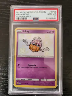 Inkay SV17/SV94 PSA 10 Hidden Fates Shiny Vault Baby Shiny Pokemon Card GEM MINT - Image 1