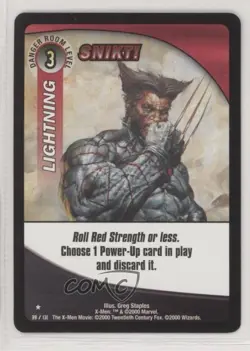 2000 The X-Men Movie Trading Card Game Snikt! #39 5fu - Image 1