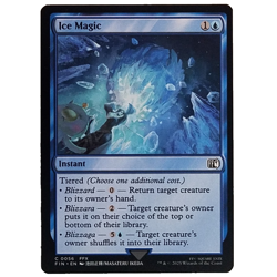 x4 Ice Magic FIN MTG M/NM Playset 4x Common Blue Instant Final Fantasy TCG CCG - Image 1