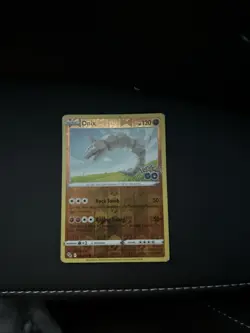 Pokemon TCG Onix 036/078 - Pokemon GO - Common Reverse Holo NM + Card Saver - Image 1