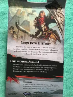 MTG FATE REFORGED INTRO PACK UNFLINCHING ASSAULT FACT SEALD - Image 4