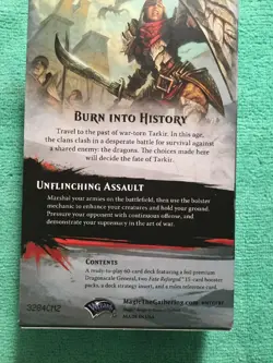 MTG FATE REFORGED INTRO PACK UNFLINCHING ASSAULT FACT SEALD - Image 5