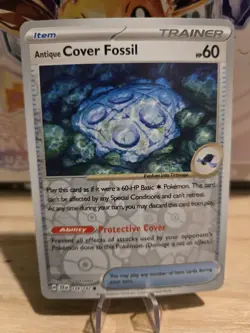 129/142 ANTIQUE COVER FOSSIL REVERSE HOLO STELLAR CROWN POKEMON CARD - Image 1