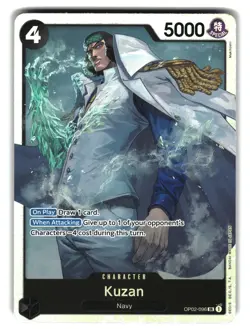 Kuzan OP02-096 SR Paramount War One Piece Card - Image 1