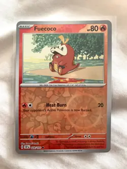 029/191 Fuecoco - Reverse Holo Pokemon Card TCG - Surging Sparks SSP - Image 1