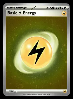 Basic Electric Lightning Energy 004 Reverse Holo 151 Scarlet Violet Pokemon Card - Image 1