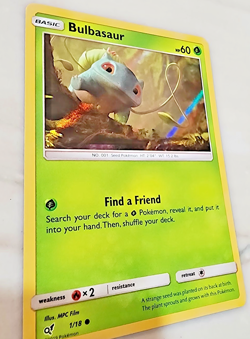 Pokemon Bulbasaur 1/18 Detective Pikachu Holo Foil 2019 TCG NM Card HP60 (6) - Image 3