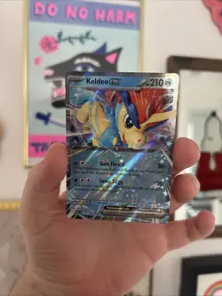Keldeo ex 030/086 White Flare Double Rare Half Art Pokemon Card Near Mint - Image 1