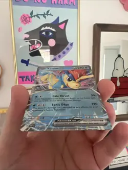 Keldeo ex 030/086 White Flare Double Rare Half Art Pokemon Card Near Mint - Image 2
