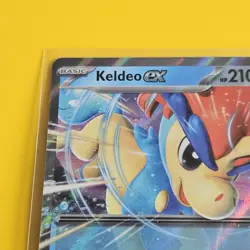 Keldeo ex 030/086 White Flare Double Rare Half Art Pokemon Card Near Mint - Image 4