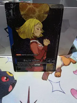 Gundam Card Game Newtype Rising Sayla Mass GD01-087 R+ Alt Art - Image 1