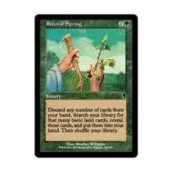 WOTC MtG Odyssey Rites of Spring (C) (Foil) NM - Image 1