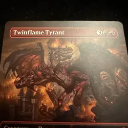 MTG - Twinflame Tyrant - MYTHIC, Borderless, Alt-Art, Creature, FDN - 0333 Magic - Image 3