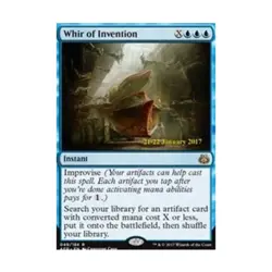 WOTC MtG Prerelease Promos Whir of Invention (P) (Foil) NM - Image 1