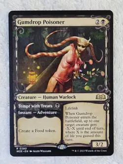 MTG Gumdrop Poisoner (Showcase) #280 Wilds of Eldraine Magic Gathering Rare NM - Image 2