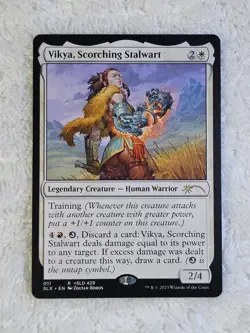 MTG Vikya, Scorching Stalwart - SLX Cards #11 Magic Gathering Card Rare NM - Image 2
