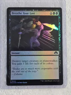 MTG Breathe Your Last FOIL - Modern Horizons 3 #82 Magic Gathering Card NM - Image 4