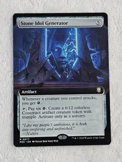 MTG Stone Idol Generator (Extended Art) - Modern Horizons 3 #77 Card Rare NM - Image 2