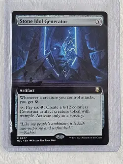 MTG Stone Idol Generator (Extended Art) - Modern Horizons 3 #77 Card Rare NM - Image 5