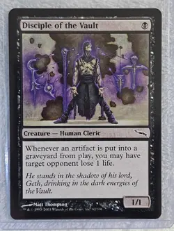 MTG Disciple of the Vault - Mirrodin (MRD) #62 Magic the Gathering Card NM - Image 5