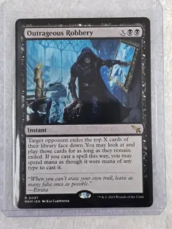 MTG Outrageous Robbery #97 Murders at Karlov Manor Magic Card Rare NM - Image 4