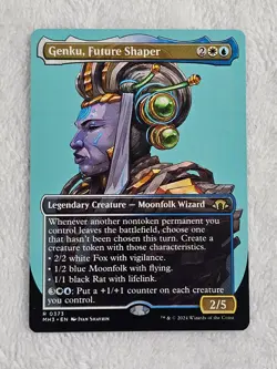 MTG Genku, Future Shaper (Borderless) - Modern Horizons 3 #373 Rare NM - Image 1