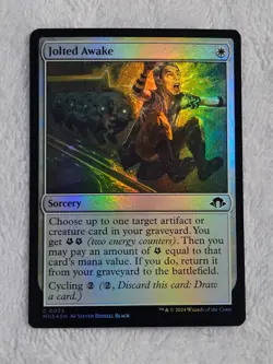 MTG Jolted Awake FOIL - Modern Horizons 3 #33 Magic Gathering Card NM - Image 2