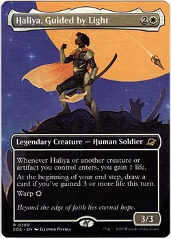 MTG Edge Of Eternities Haliya, Guided by Light Borderless (Rare) - Image 1