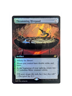 Thrumming Hivepool R 0356 Extended Art FOIL MTG Edge Of Eternities EOE EN NM/M - Image 1