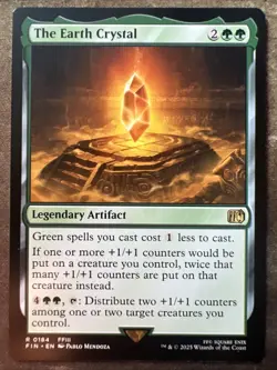 The Earth Crystal MTG Magic the Gathering Card Final Fantasy Regular - Image 1
