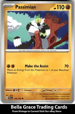 Passimian #118/193 SV02: Paldea Evolved Pokemon Uncommon - Image 1