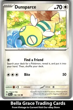 Dunsparce #156/193 SV02: Paldea Evolved Pokemon Common - Image 1