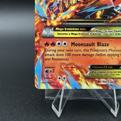 Pokemon TCG M Blaziken EX Black Star Promo XY86 Ultra Holo Rare - Image 5