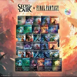 MTG Secret Lair x Final Fantasy Foil+Non-Foil Card Set ENG+JPN - Image 3