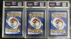 Pokemon Scarlet and Violet Base Set TCG Illustration Rare Lot of 3 - All PSA 9 - Image 2