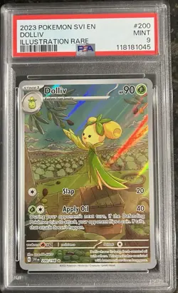 Pokemon Scarlet and Violet Base Set TCG Illustration Rare Lot of 3 - All PSA 9 - Image 3